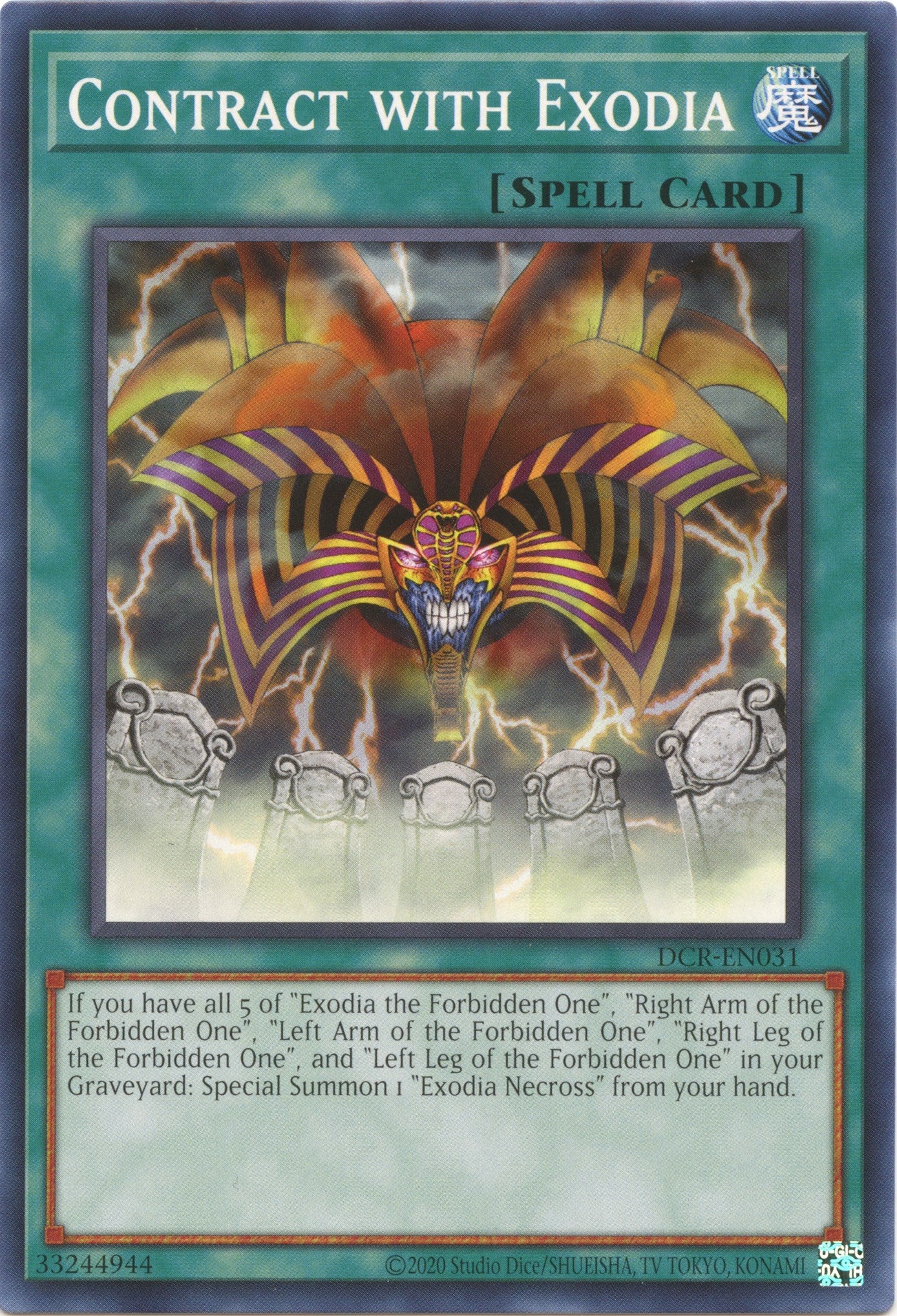 Contract with Exodia (25th Anniversary) [DCR-EN031] Common | Exor Games Bridgewater