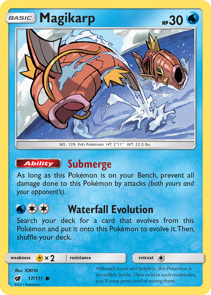 Magikarp (17/111) [Sun & Moon: Crimson Invasion] | Exor Games Bridgewater