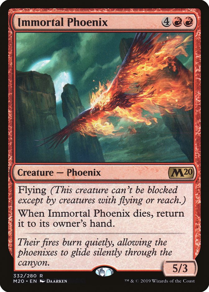 Immortal Phoenix [Core Set 2020] | Exor Games Bridgewater