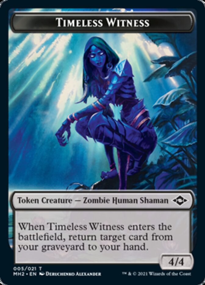 Timeless Witness Token [Modern Horizons 2 Tokens] | Exor Games Bridgewater