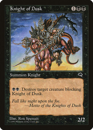 Knight of Dusk [Tempest] | Exor Games Bridgewater