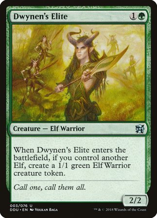 Dwynen's Elite [Duel Decks: Elves vs. Inventors] | Exor Games Bridgewater