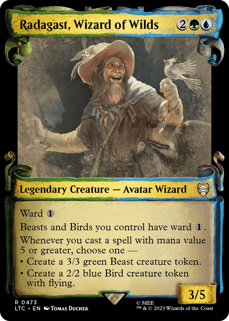 Radagast, Wizard of Wilds [The Lord of the Rings: Tales of Middle-Earth Commander Showcase Scrolls] | Exor Games Bridgewater