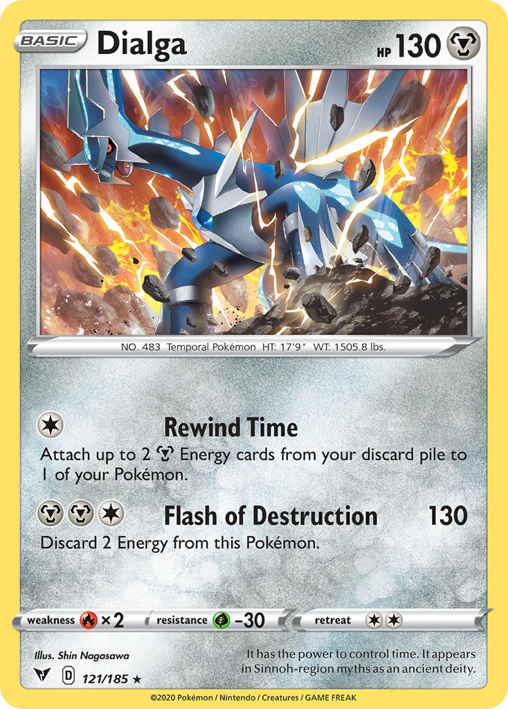 Dialga (121/185) [Sword & Shield: Vivid Voltage] | Exor Games Bridgewater