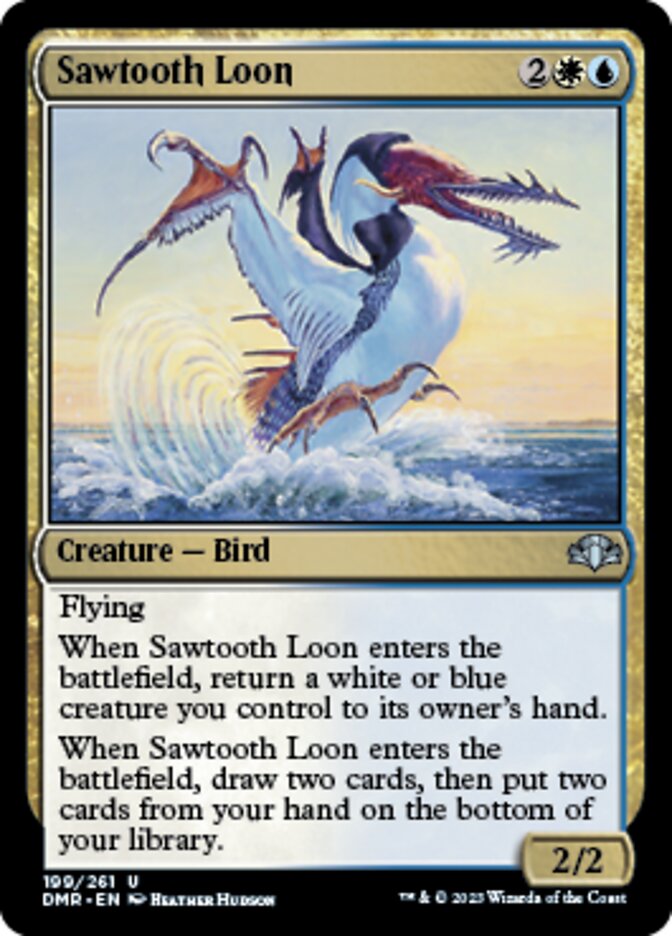 Sawtooth Loon [Dominaria Remastered] | Exor Games Bridgewater