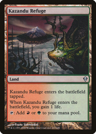 Kazandu Refuge [Zendikar] | Exor Games Bridgewater