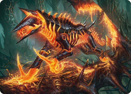 Kuldotha Cackler Art Card [Phyrexia: All Will Be One Art Series] | Exor Games Bridgewater
