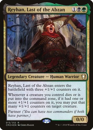 Reyhan, Last of the Abzan [Commander Anthology Volume II] | Exor Games Bridgewater