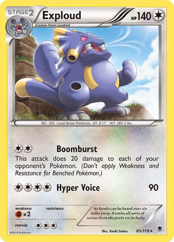 Exploud (85/119) [XY: Phantom Forces] | Exor Games Bridgewater