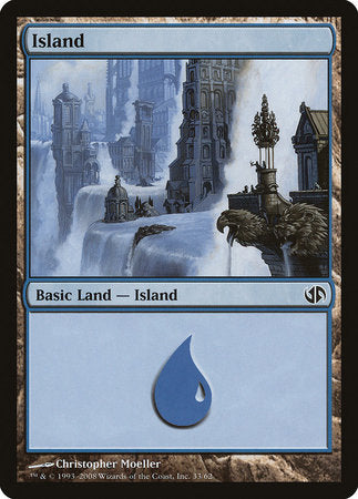 Island (33) [Duel Decks: Jace vs. Chandra] | Exor Games Bridgewater
