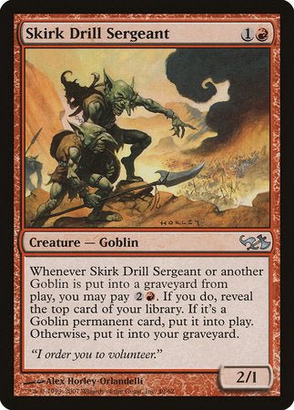 Skirk Drill Sergeant [Duel Decks: Elves vs. Goblins] | Exor Games Bridgewater