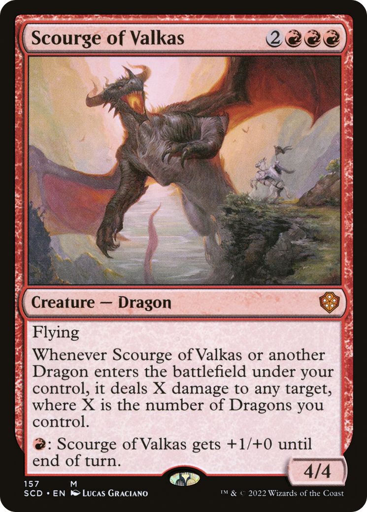 Scourge of Valkas [Starter Commander Decks] | Exor Games Bridgewater