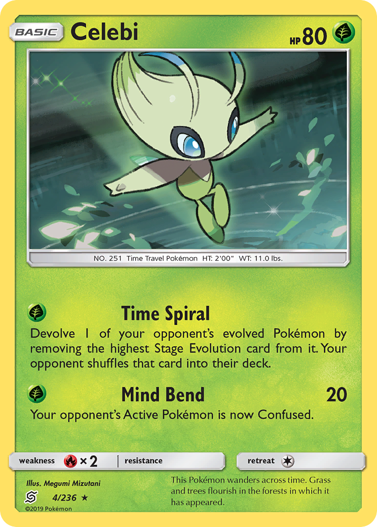 Celebi (4/236) [Sun & Moon: Unified Minds] | Exor Games Bridgewater