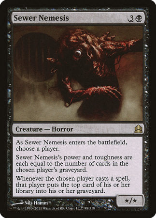 Sewer Nemesis [Commander 2011] | Exor Games Bridgewater