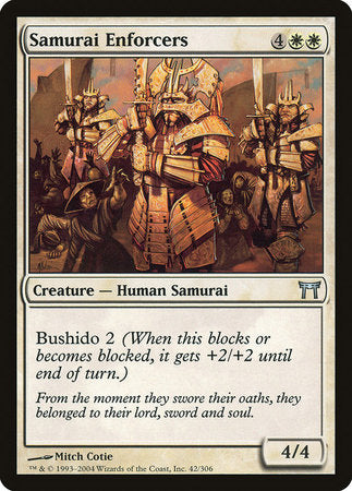Samurai Enforcers [Champions of Kamigawa] | Exor Games Bridgewater