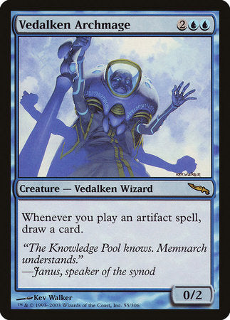 Vedalken Archmage [Mirrodin] | Exor Games Bridgewater