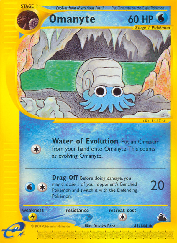 Omanyte (41/144) [Skyridge] | Exor Games Bridgewater