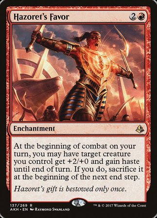 Hazoret's Favor [Amonkhet] | Exor Games Bridgewater