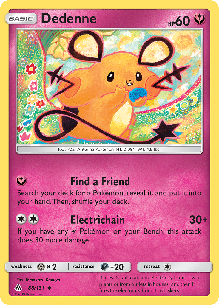 Dedenne (88/131) [Sun & Moon: Forbidden Light] | Exor Games Bridgewater