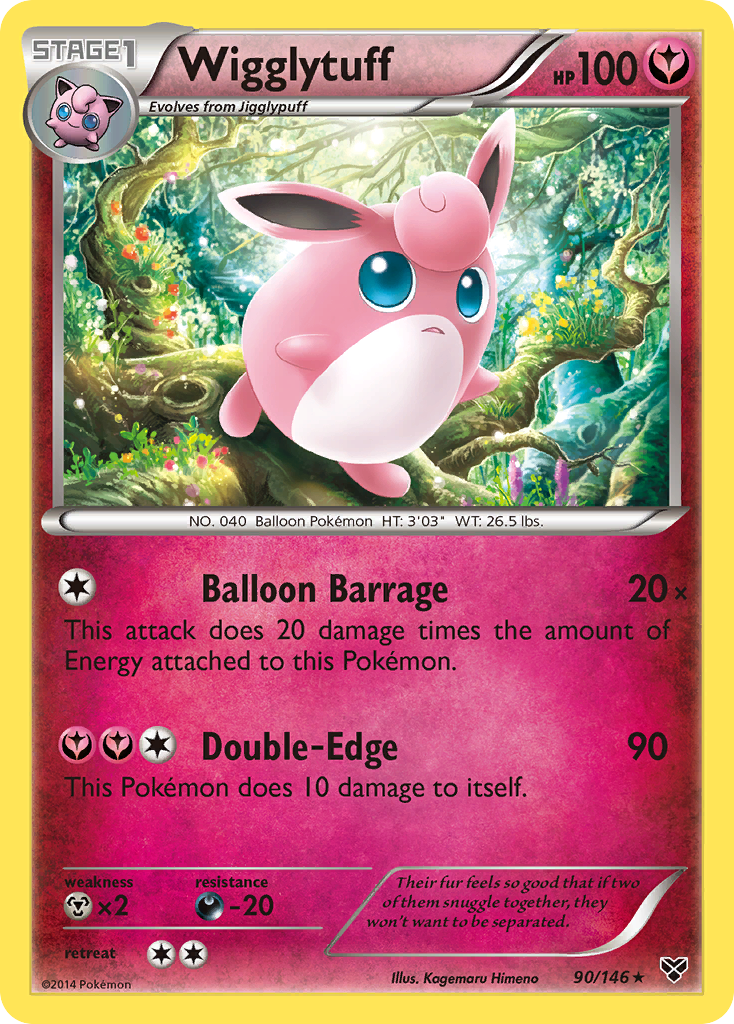 Wigglytuff (90/146) [XY: Base Set] | Exor Games Bridgewater