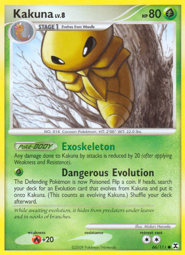 Kakuna (66/111) [Platinum: Rising Rivals] | Exor Games Bridgewater
