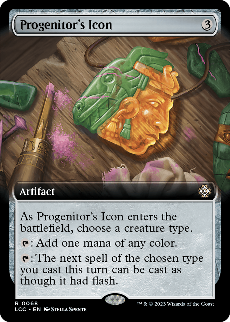 Progenitor's Icon (Extended Art) [The Lost Caverns of Ixalan Commander] | Exor Games Bridgewater