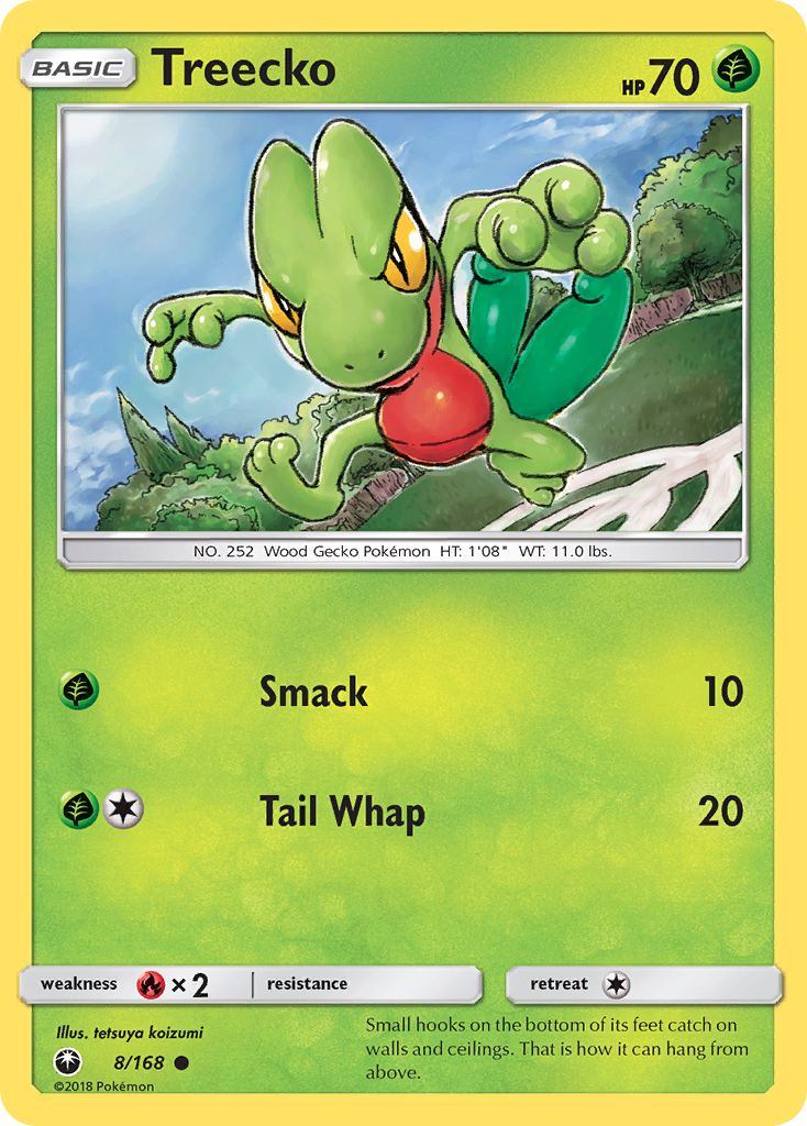 Treecko (8/168) [Sun & Moon: Celestial Storm] | Exor Games Bridgewater