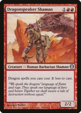 Dragonspeaker Shaman [Duel Decks: Knights vs. Dragons] | Exor Games Bridgewater