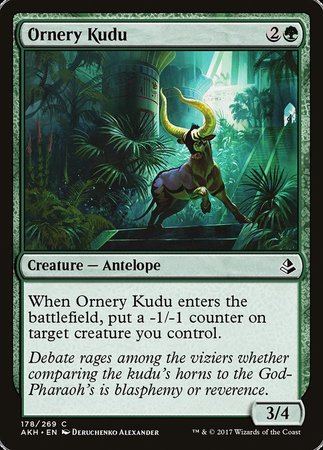 Ornery Kudu [Amonkhet] | Exor Games Bridgewater