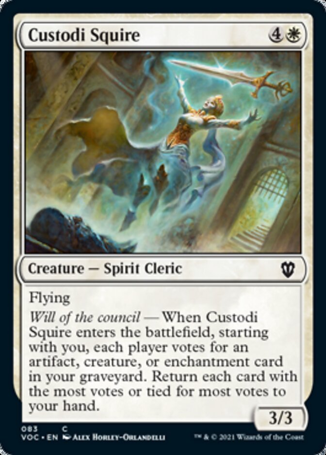 Custodi Squire [Innistrad: Crimson Vow Commander] | Exor Games Bridgewater