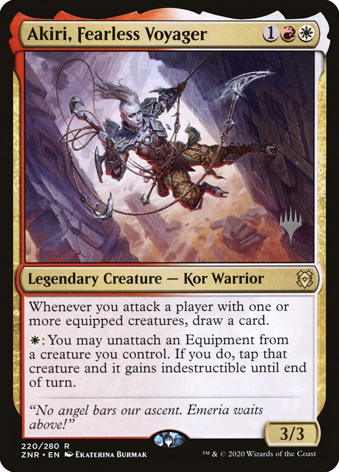 Akiri, Fearless Voyager (Promo Pack) [Zendikar Rising Promos] | Exor Games Bridgewater