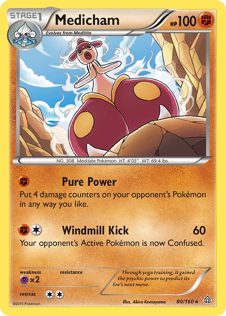 Medicham (80/160) [XY: Primal Clash] | Exor Games Bridgewater