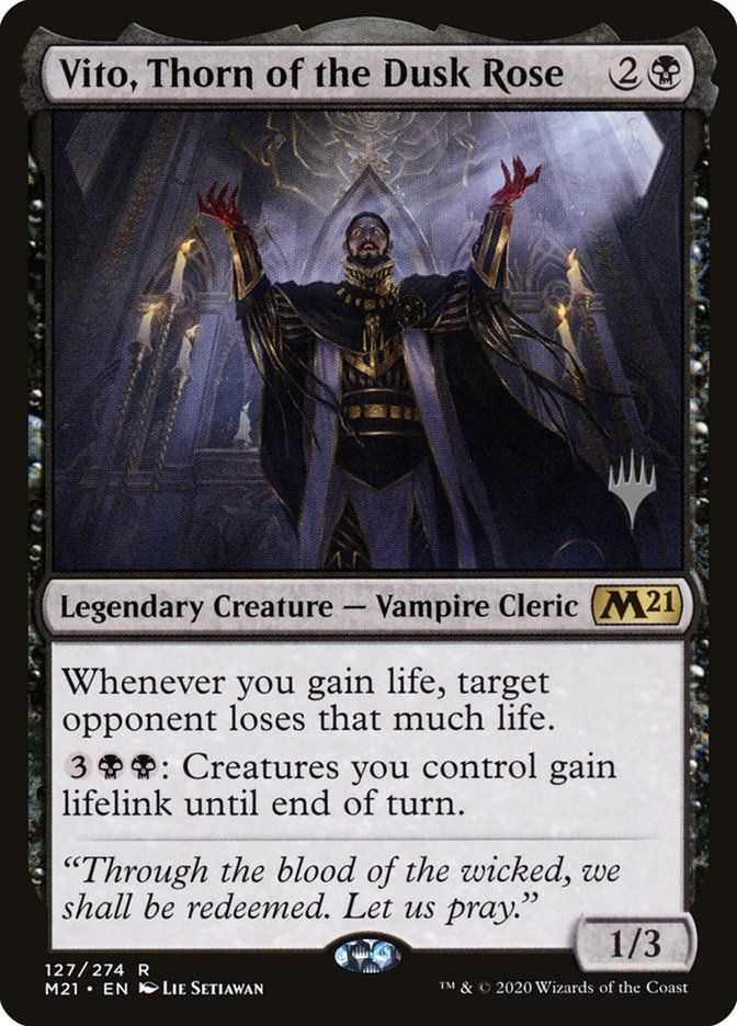 Vito, Thorn of the Dusk Rose (Promo Pack) [Core Set 2021 Promos] | Exor Games Bridgewater