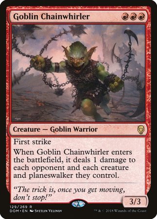 Goblin Chainwhirler [Dominaria] | Exor Games Bridgewater