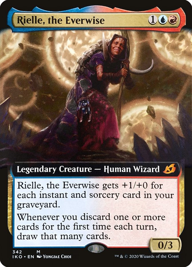 Rielle, the Everwise (Extended Art) [Ikoria: Lair of Behemoths] | Exor Games Bridgewater