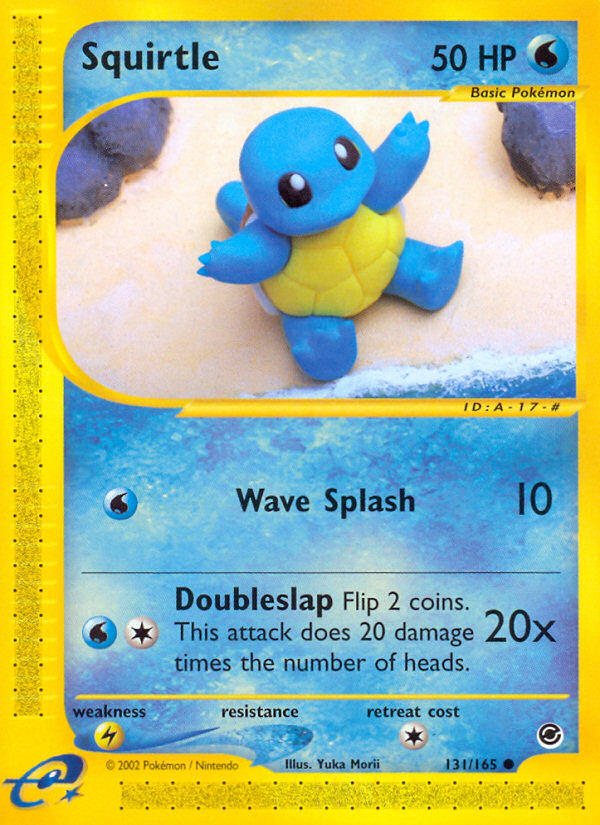 Squirtle (131/165) [Expedition: Base Set] | Exor Games Bridgewater