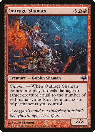 Outrage Shaman [Eventide] | Exor Games Bridgewater