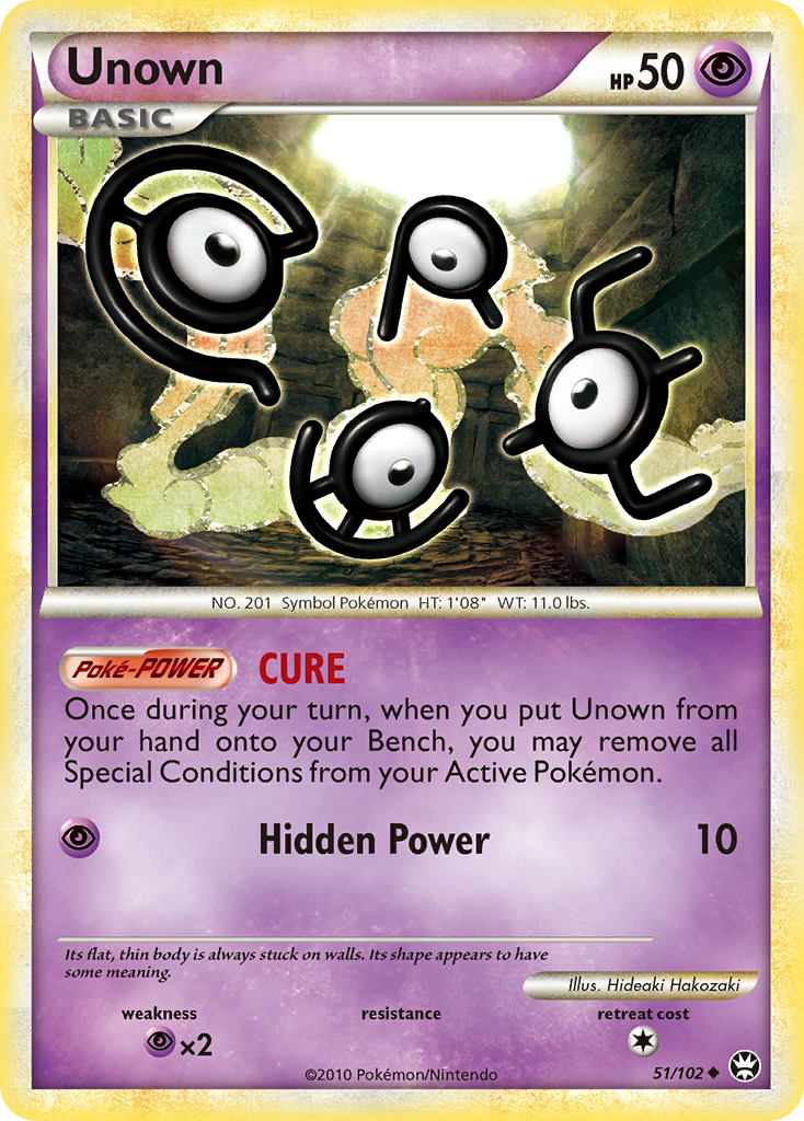 Unown (51/102) [HeartGold & SoulSilver: Triumphant] | Exor Games Bridgewater