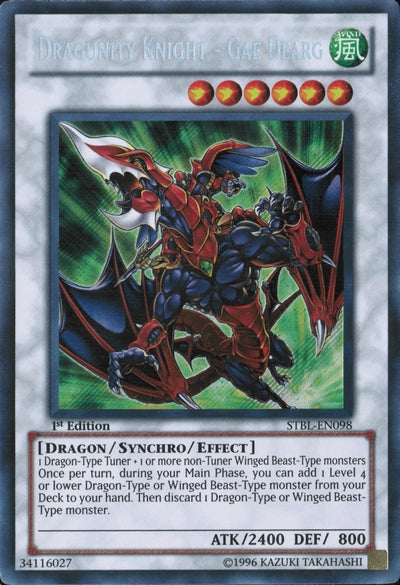 Dragunity Knight - Gae Dearg [STBL-EN098] Secret Rare | Exor Games Bridgewater