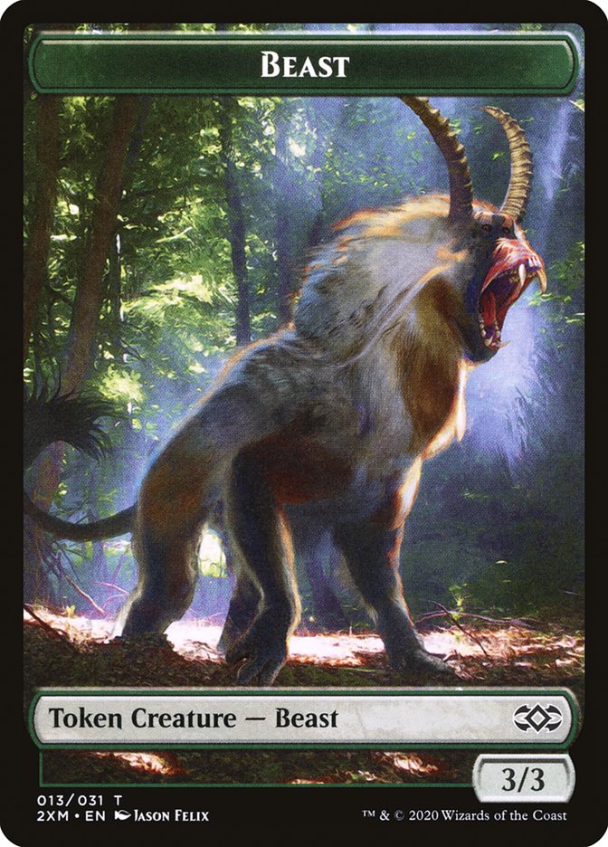 Beast Token [Double Masters] | Exor Games Bridgewater