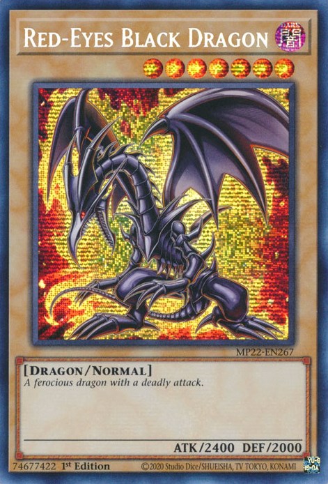 Red-Eyes Black Dragon [MP22-EN267] Prismatic Secret Rare | Exor Games Bridgewater