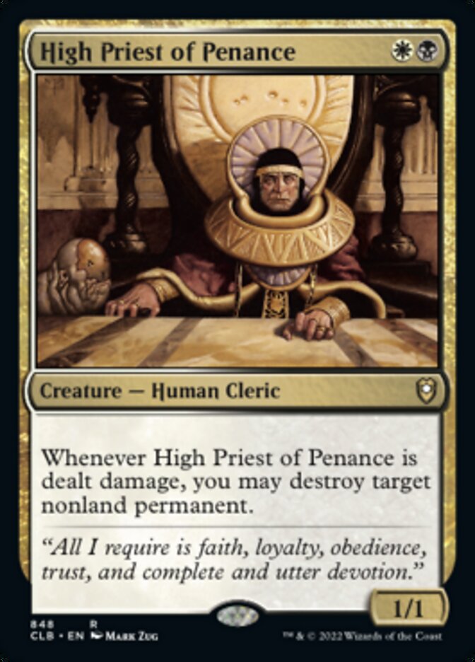 High Priest of Penance [Commander Legends: Battle for Baldur's Gate] | Exor Games Bridgewater