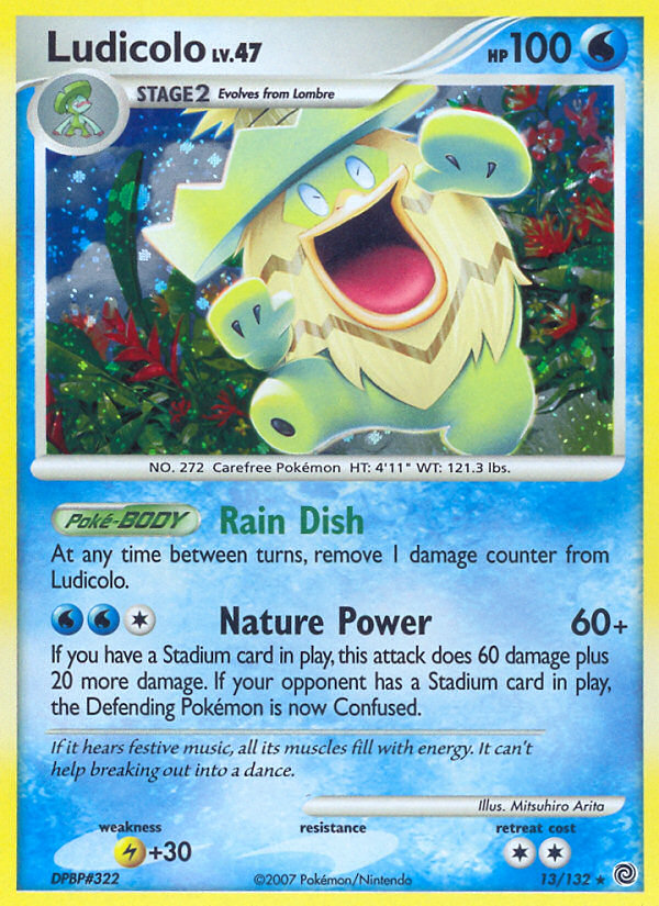 Ludicolo (13/132) [Diamond & Pearl: Secret Wonders] | Exor Games Bridgewater