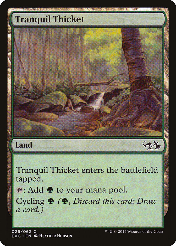 Tranquil Thicket (Elves vs. Goblins) [Duel Decks Anthology] | Exor Games Bridgewater