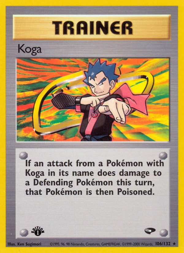 Koga (106/132) [Gym Challenge 1st Edition] | Exor Games Bridgewater