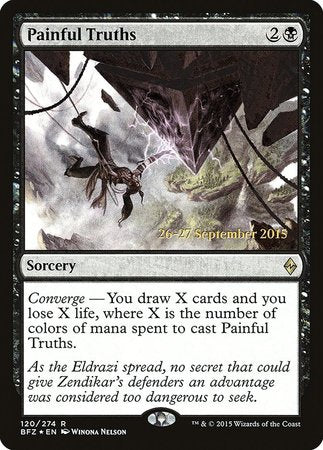 Painful Truths [Battle for Zendikar Promos] | Exor Games Bridgewater