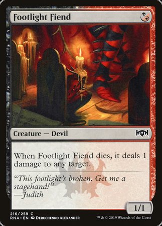 Footlight Fiend [Ravnica Allegiance] | Exor Games Bridgewater