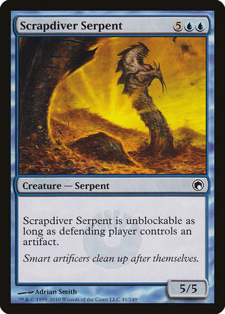 Scrapdiver Serpent [Scars of Mirrodin] | Exor Games Bridgewater