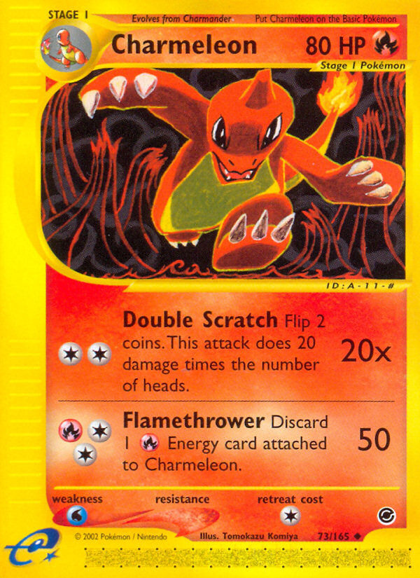 Charmeleon (73/165) [Expedition: Base Set] | Exor Games Bridgewater