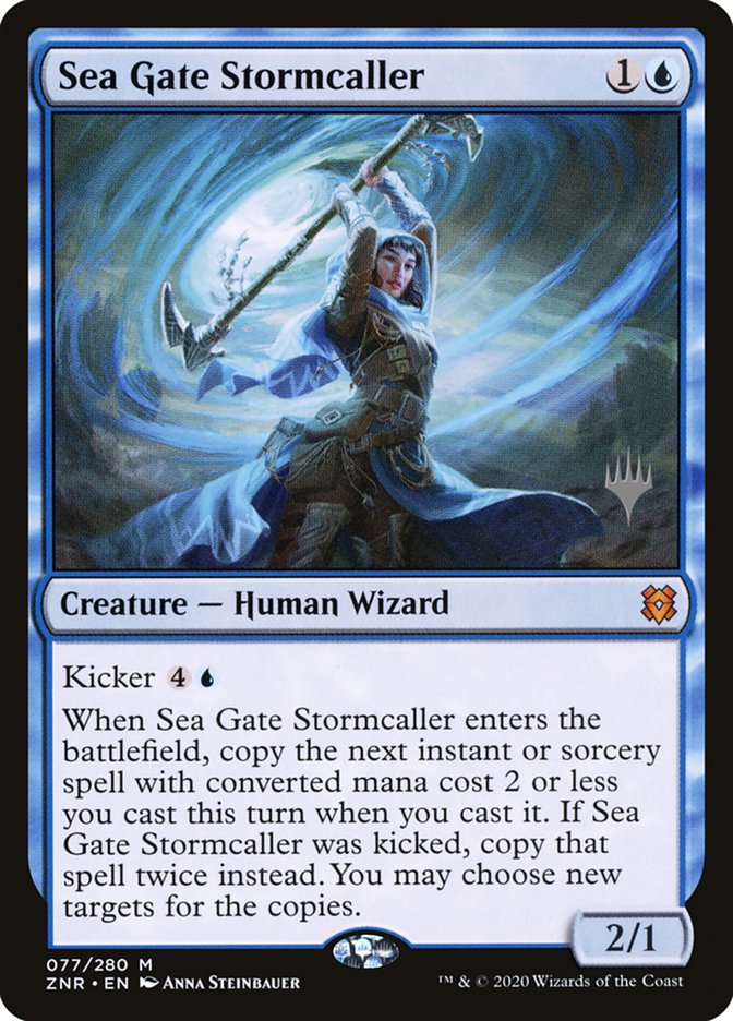 Sea Gate Stormcaller (Promo Pack) [Zendikar Rising Promos] | Exor Games Bridgewater